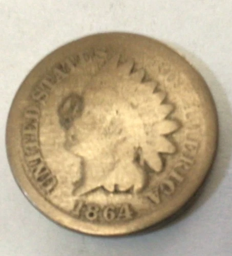 1864 Indian Head Penny; GOOD condition #290