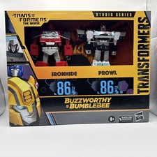 Transformers The Movie Studio Series Ironhide & Prowl Buzzworthy Bumblebee MIB