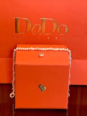 DoDo Armband mit Anhänger 65 Granelli 3x3 mm 925 Silber 20cm L