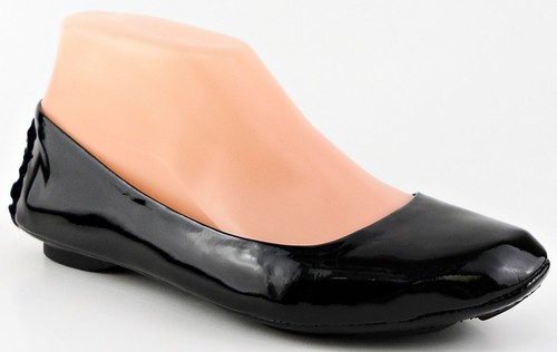 $150 KORS MICHAEL KORS ODETTE Black Patent Leather Designer Comfort Flats 5.5 - Picture 2 of 4