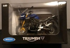 Welly Triumph Tiger Explorer Motorbike Diecast Model Scale 1:18 Free P&P New 