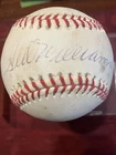 Ted Williams Signed Baseball ,Rawlings￼ All Blue Lettering