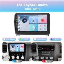 Roadanvi Car Stereo Android 12 GPS Navi Carplay BT for Toyota Tundra 2007-2013