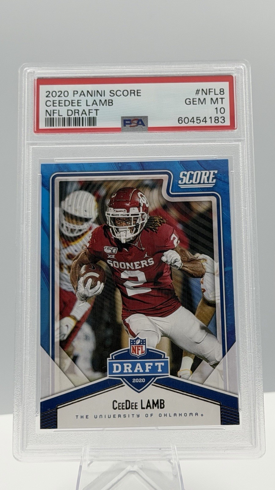 CeeDee Lamb Panini Score NFL Draft #NFL8 Gem Master