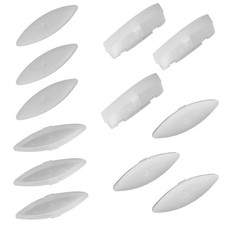 12 Pieces Toilet Seat Bumpers for Kohler, Bidet Toilet Lid Rubber Bumpers Gri...