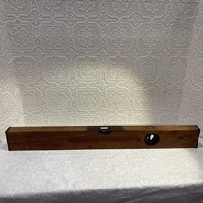 Vintage Stanley Sweetheart 28โ Wood & Brass Level No.3 Made In USA 1920-1935