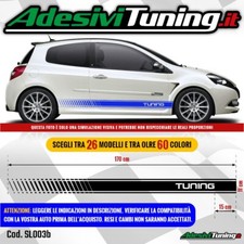 Kit 2 Adesivi Strisce Laterali per Auto Tuning - Scegli Modello e Colore