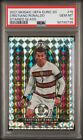 2021 Mosaic Uefa Euro 2020 Stained Glass #15 Cristiano Ronaldo Psa 10 Gem Mint