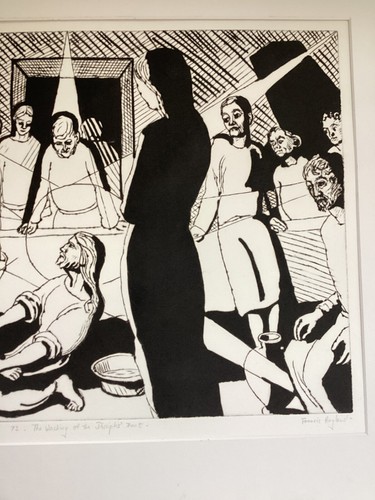 The Washing of The Disciples Feet Artists Proof Etching Francis Hoyland - Picture 6 of 12
