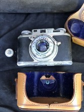 Vintage Bolsey Model B2 44mm 1950's Camera with Case