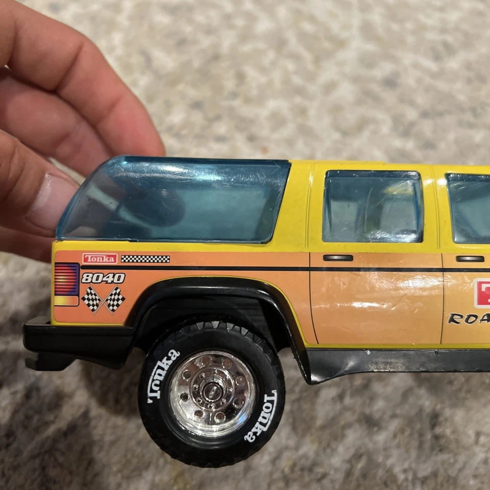 Tonka Off Road 8040 4x4 - желтый - Hasbro - винтажный 2002 год б/у в отличном состоянии - Изображение 4 из 4