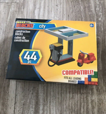 MAKE-IT BLOCKS TOY 44 PC SET BRAND NEW CITY INFRASTRUCTURE CONSTRUCTION BLOCKS