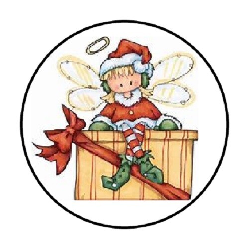 Aufkleber Engelsgeschenk O540|32-Sticker Etikett rund-2cm Brief