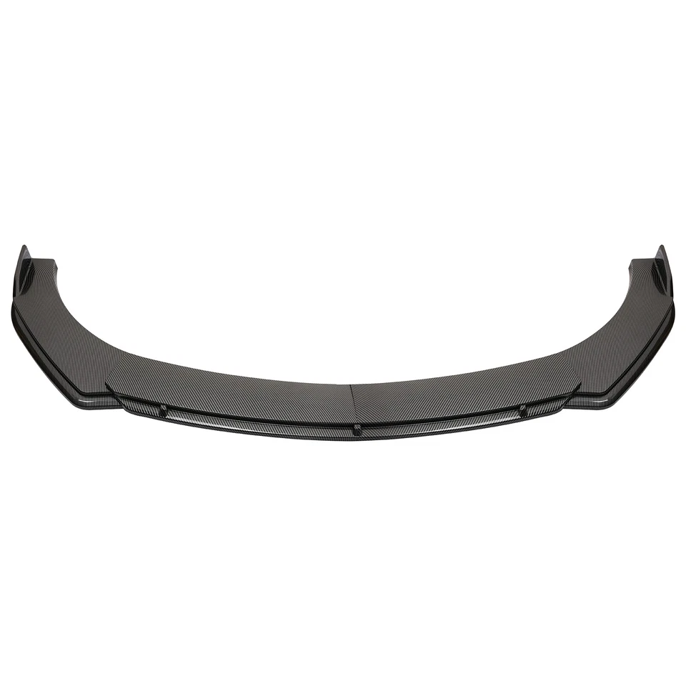 For Mercedes-Benz Carbon Fiber Car Front Bumper Lip Spoiler Splitter Under Chin Foto 4 de 4