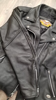 Genuine HARLEY DAVIDSON Leather ORIG Biker Rocker Motorcycle