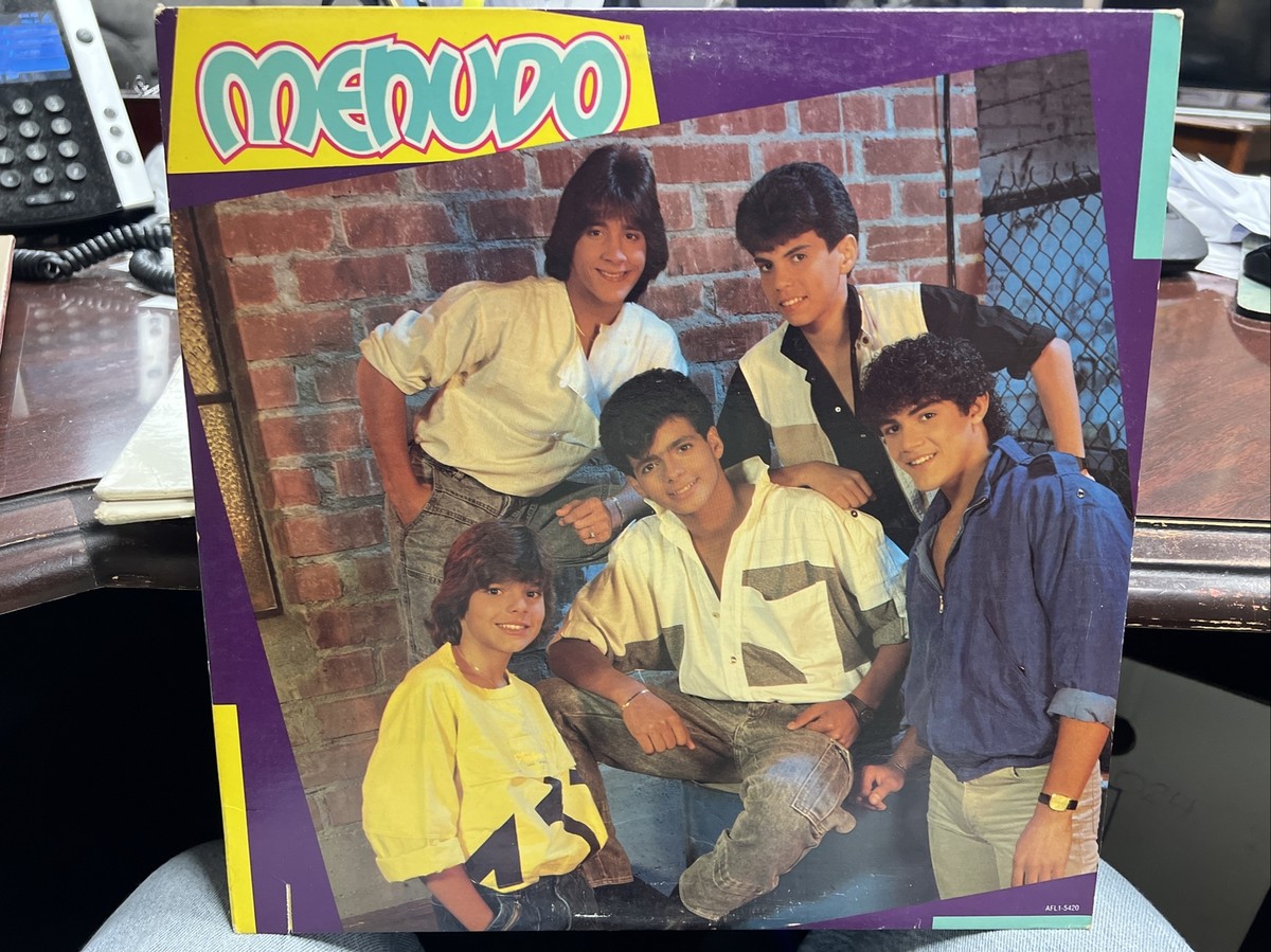 MENUDO Self Titled LP 1985 RCA AFL1-5420 Ricky Martin INNER SLEEVE