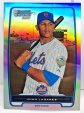 Juan Lagares 2012 Bowman Chrome Prospect Refractor #BCP212 - NEW YORK NY METS