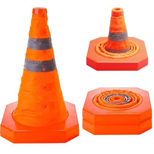 Arancione Segnale stradale Cono di sicurezza riflettente for Sicurezza stradale - Foto 1 di 8