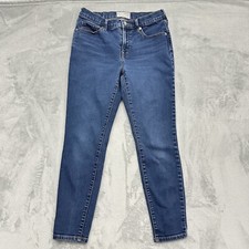 Everlane Jeans Womens 29 Blue Denim Ankle Crop Classic Neutral Skinny Stretch