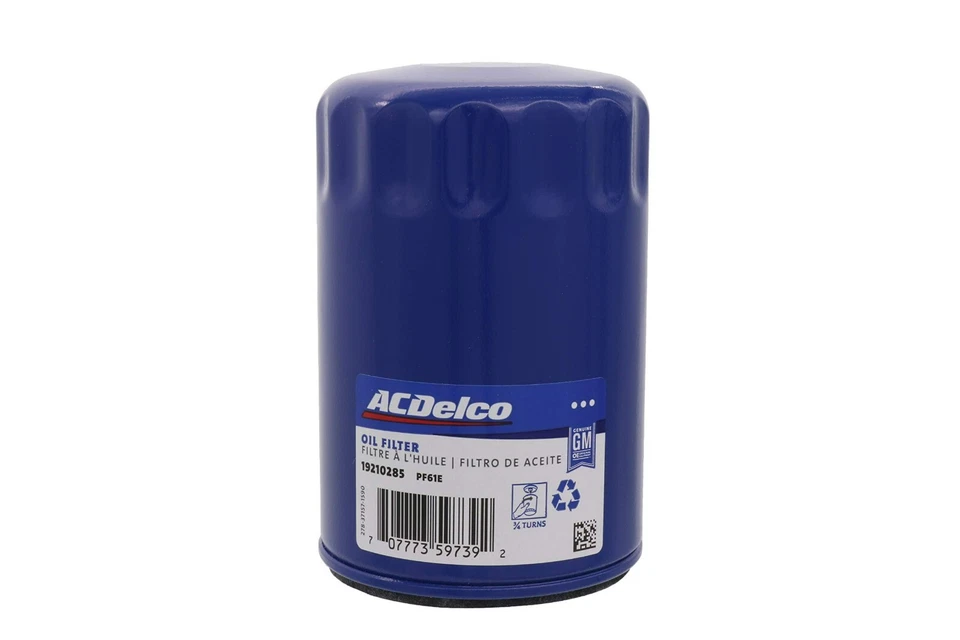 Filtro de aceite de motor GM ACDelco genuino nuevo PF61E PF61F PAQUETE DE 2 Foto 2 de 2