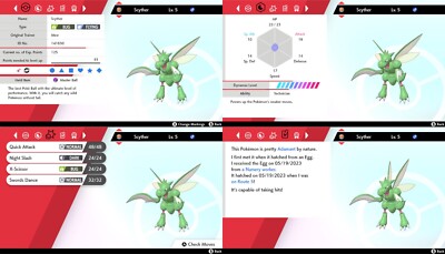 Ultra Shiny 6IV Auswahl 250 Dex #001-808 Level 5 Pokemon Schwert/Schild Home
