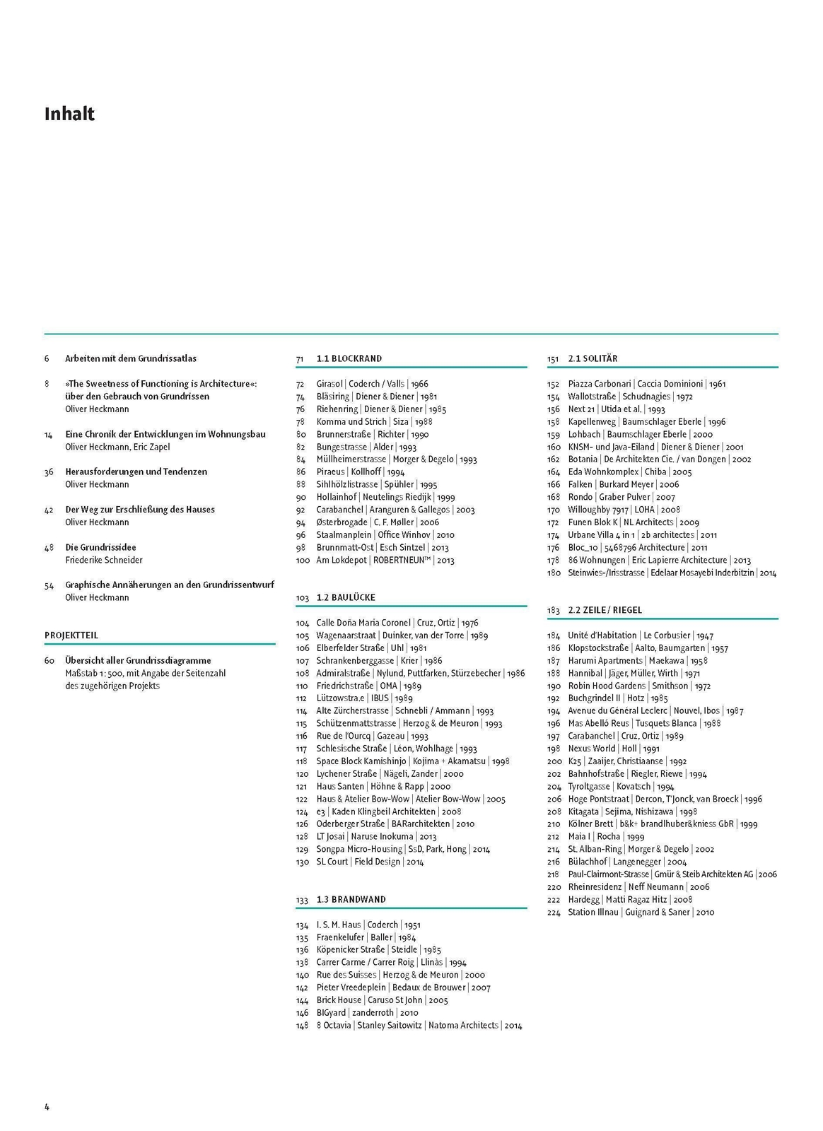 Thumbnail - Oliver Heckmann (u. A.) | Grundrissatlas Wohnungsbau | Buch | Deutsch
