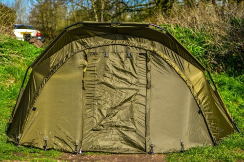 Carptrix One Man Bivvy, Easy Set up 2 Rib, Groundsheet, Zip Off Front - Picture 3 of 6