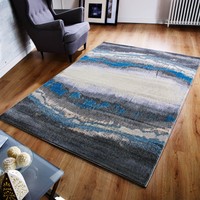Cassandra Wilton Rugs Fashionable, Abstract, Blue/grey 160x235cm Cassandra Wilton Rugs Fashionable, Abstract, Blue/grey 160x235cm