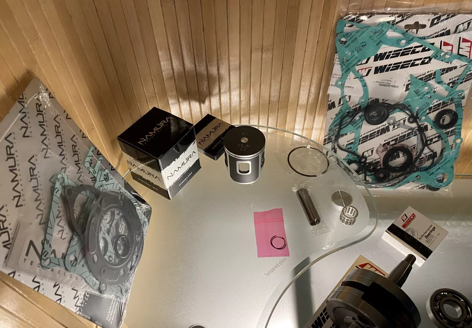 2004 HONDA CR 125R Engine Rebuild Kit   / CRANKSHAFT + PISTON + GASKETS 2004 NEW