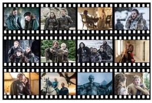 Game Of Thrones Film Reel Edible Icing Ribbon Cake Decoration