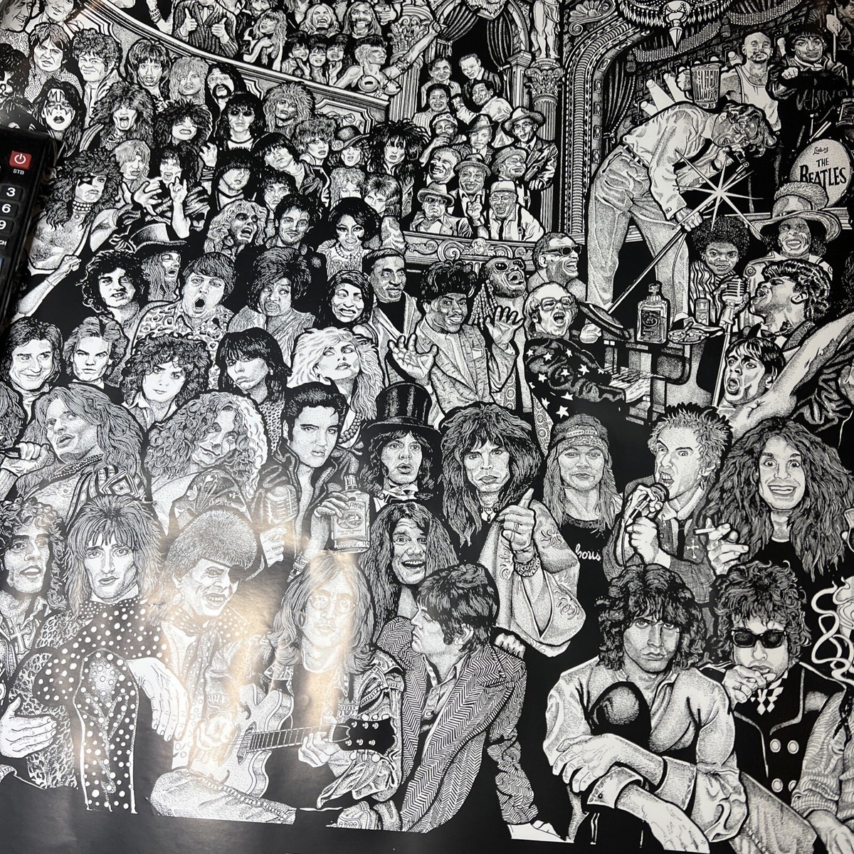 Howard Teman Rock and Roll Theatre Poster 24