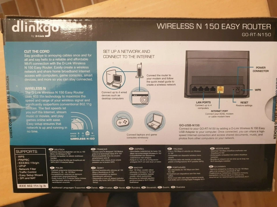 D-Link GO-RT-N150 Wireless N150 Easy Router - OVP - Bild 3 von 4