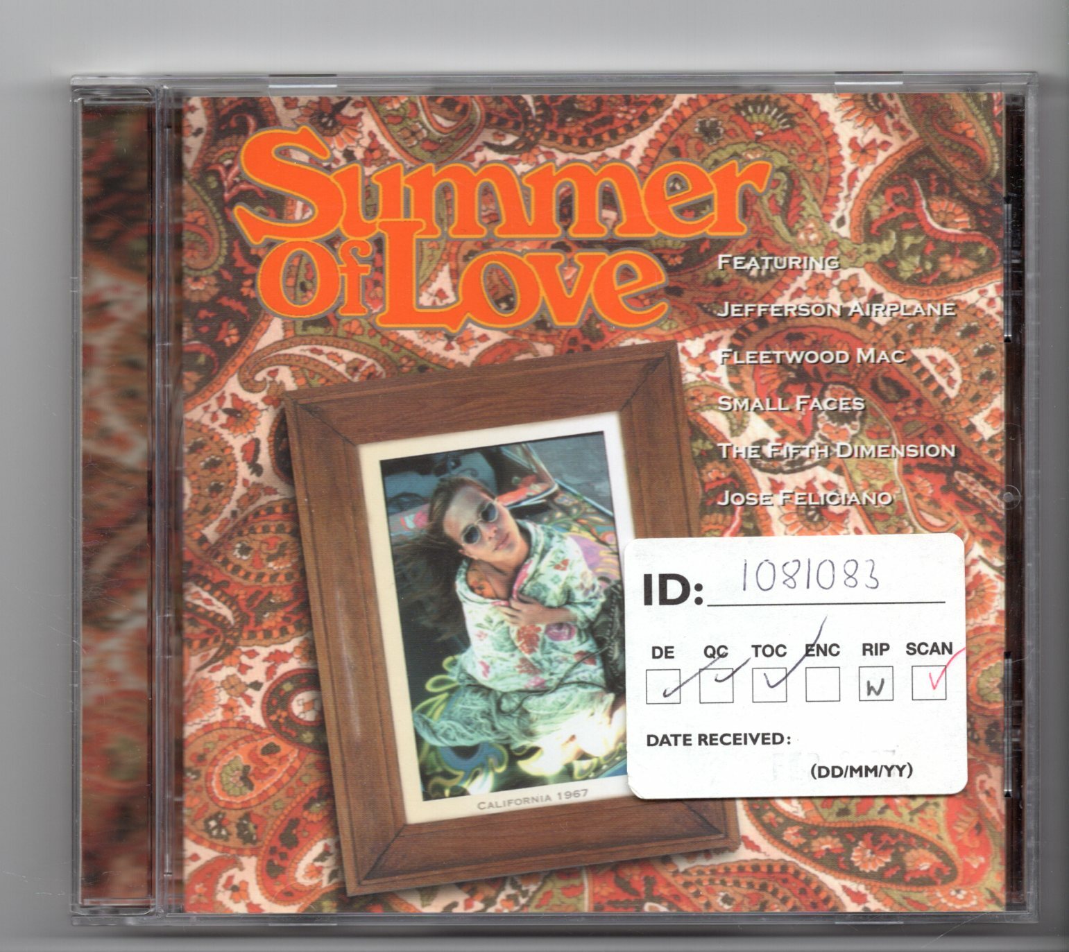 (JH258) Summer Of Love, 16 tracks various artists - 2003 CD