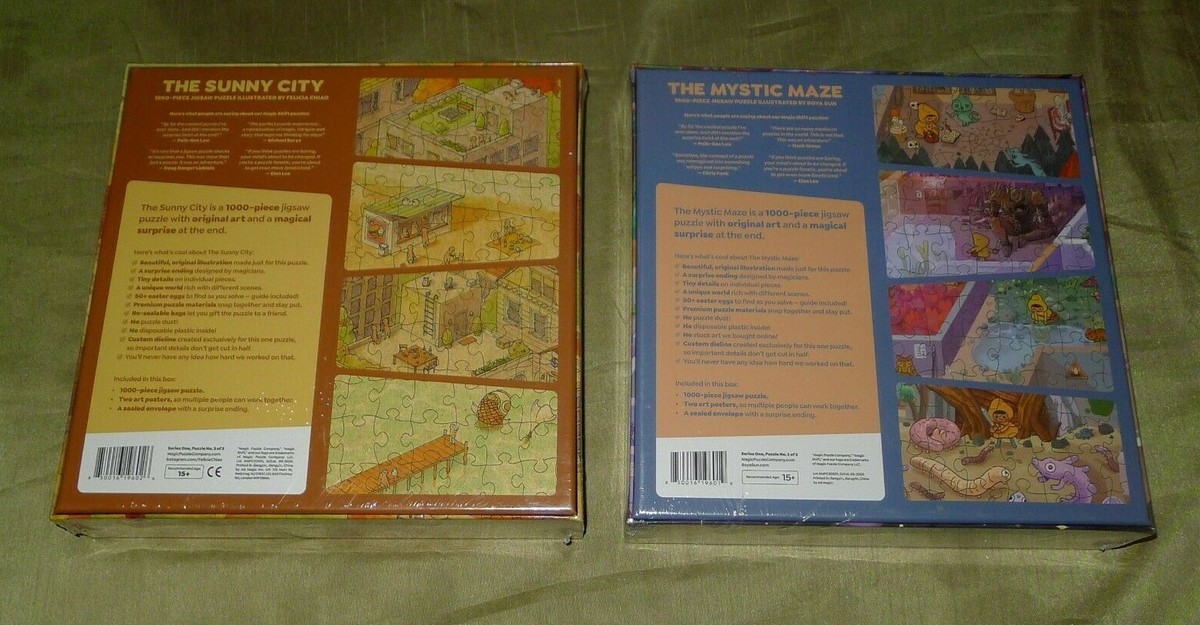 Magic Puzzle Company Set Of 2 ~ The Mystic Maze & The Sunny