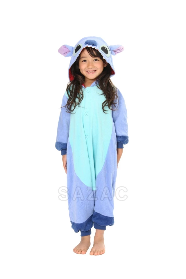 Kigurumi SAZAC Stitch Kids - Disfraces para niños de EE. UU. Foto 2 de 4