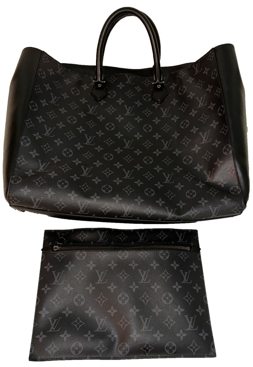 LOUIS VUITTON Grand Sac M44733 Noir Monogram Eclipse (canvas) - RI0240