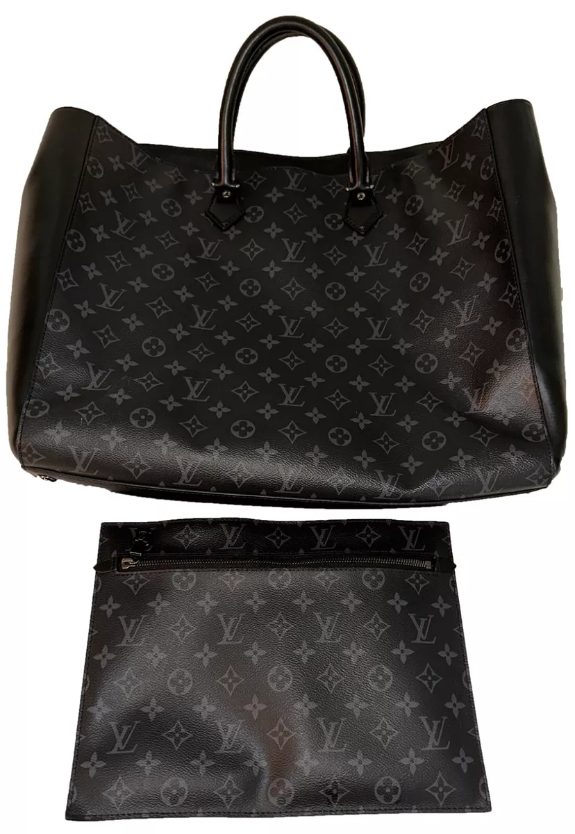 Louis Vuitton Grand Sac in Monogram Eclipse, Women's Fashion, Bags &  Wallets, Tote Bags on Carousell