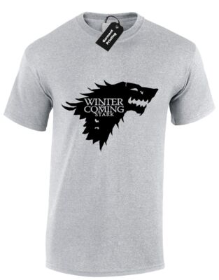 WINTER IS COMING LION HERREN T-SHIRT TEE DAENERYS GAME KHALEESI THRONE JON SNOW