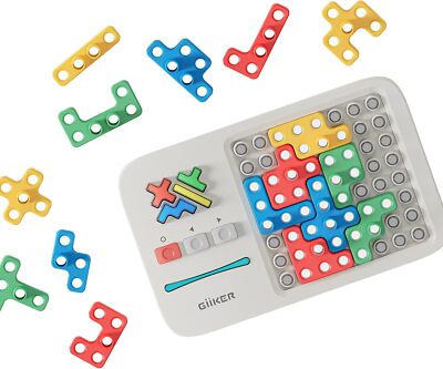 Super Blocks Pattern Matching Puzzle Games Original 1000+ Challenges Brain Toys