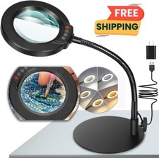 L mpara de escritorio con luz LED regulable de 5 modos para manualidades US NEW