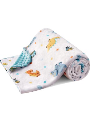 DAYSU BABY WEICHE DINOSAURIERDECKE 101 CM X 76 CM
