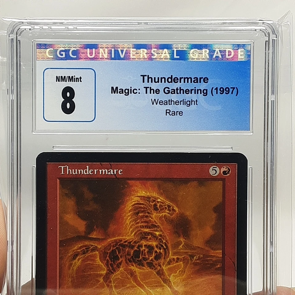MTG - Weatherlight - Thundermare - Graded - CGC 8.0 - Image 2 of 4