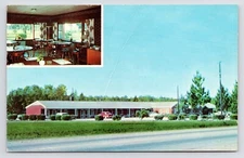 Olanta Motel & Restaurant Dining Room Olanta South Carolina SC c1950s Postcard