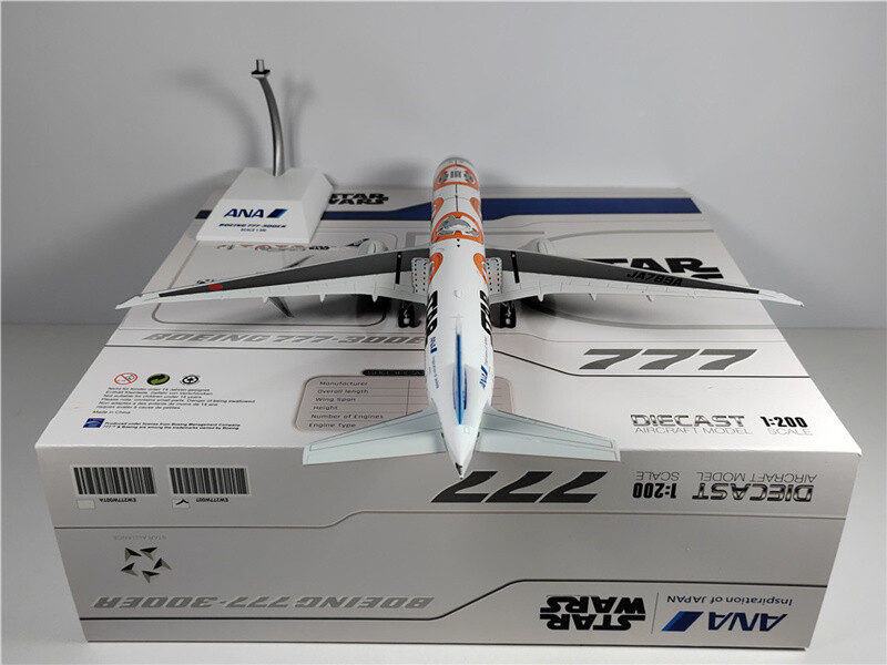 JC Wings ANA For Boeing B777-300ER JA789A 1/200 DIECAST