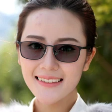 Reading Glasses Readers +0.0 ~ +4.0 Photochromic Women Full Rim Eyewear Metal&TR