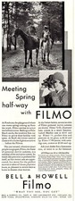 1930 Print Ad-Bell  Howell-Filmo Cameras/Spur Magazine