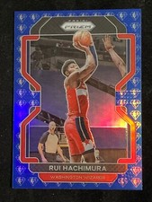 RUI HACHIMURA #234 -  2021-22 PANINI PRIZM -BLUE NBA 75TH DIAMOND ANNIVERSARY SP