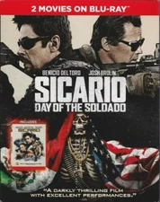 BRAND NEW Sicario & Sicario 2 Days of the Soldado Blu Ray SEALED Ships Today