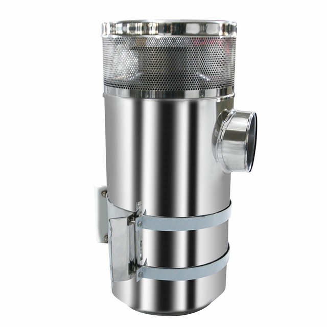 New Stainless Steel 15" Vortox Style Air Cleaner Kit W/ 7" Outlet for