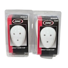 2 Pc Lot - Bike Athletic Sports Jock - Hard Cup - Men's Adult One Size Fits Most